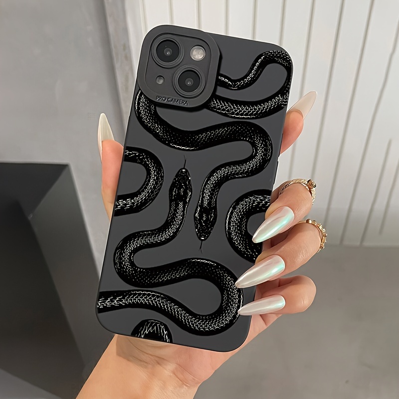 Losin Compatible con iPhone 14 Pro Max - Funda de piel de serpiente  ultradelgada y suave al tacto, con textura de piel de serpiente, a prueba  de