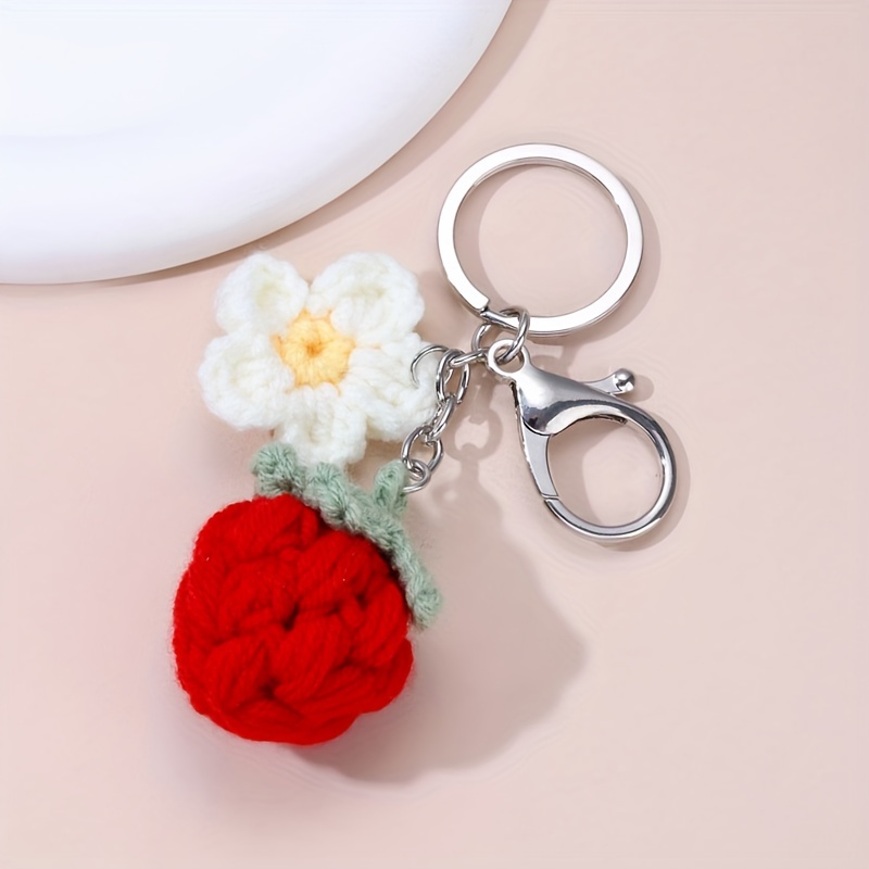 Strawberry beads and flower blossom charms