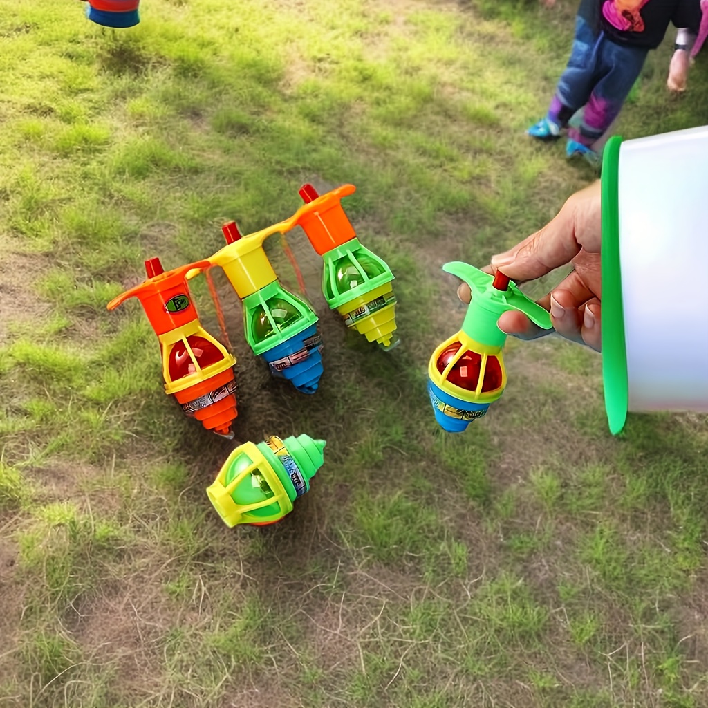 Ilumina peonzas para niños Juguetes giratorios con luz LED intermitente  Divertida fiesta de cumpleaños favorece recompensas en el aula Brillar en  la oscuridad