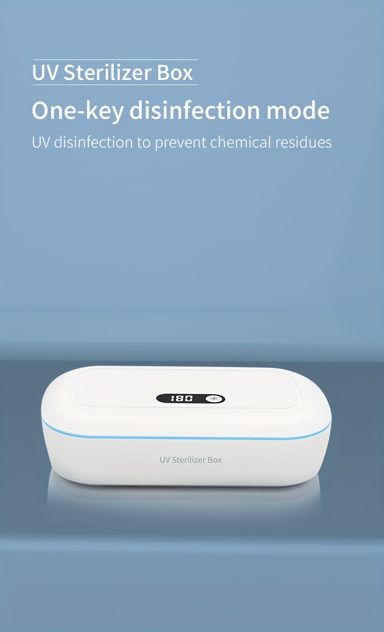 Genai Smart Uv Disinfection Box Esterilización 99% Tasa Caja - Temu Chile