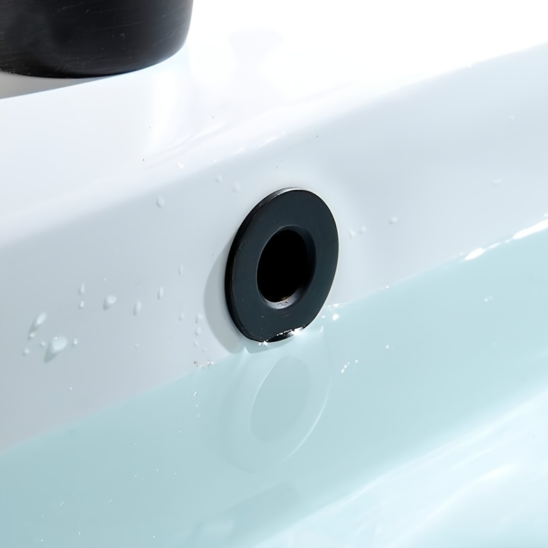 bathroom basin faucet sink overflow cover brass six foot details 4