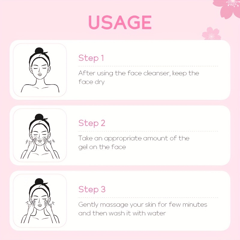 Sakura Facial Peeling Gel Skin Pore Refining Exfoliating