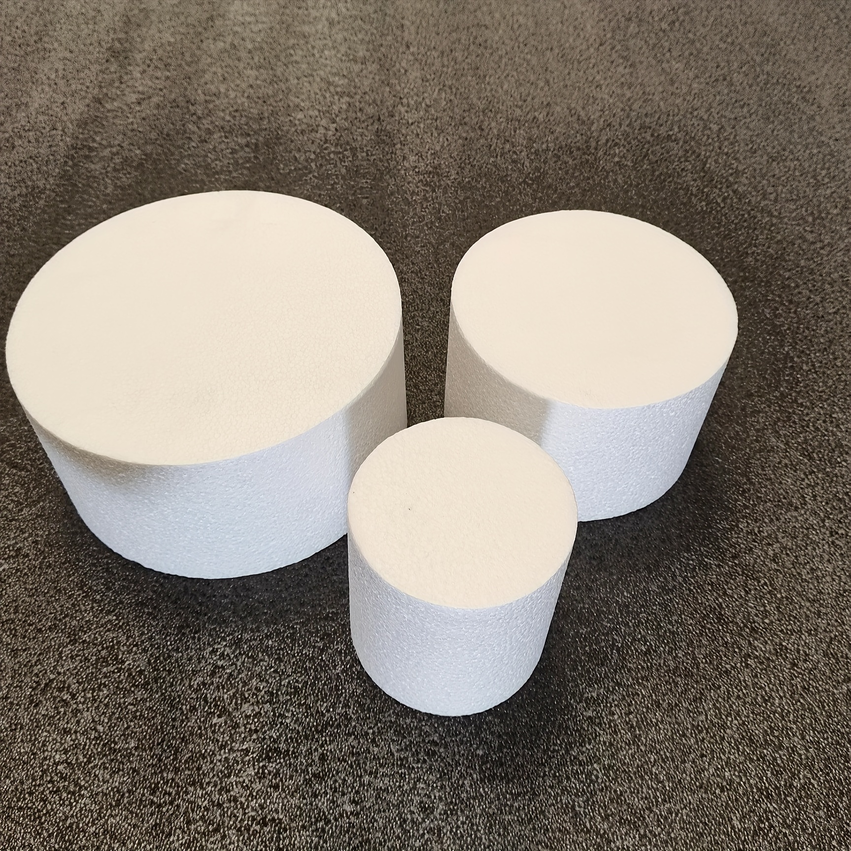 GIANTE 10 Pieces DIY Cylinder Shape Styrofoam Foam Material for Art Craft  120x32mm (59014725GI) : : Arts & Crafts