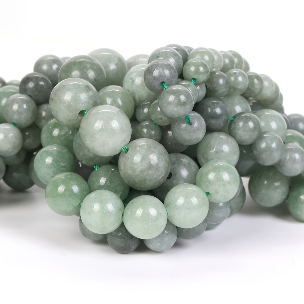 Mongolia She Taicui Jade Natural Beads 8/10/12/14mm Loose Bead for DIY  Jewelry Accessories