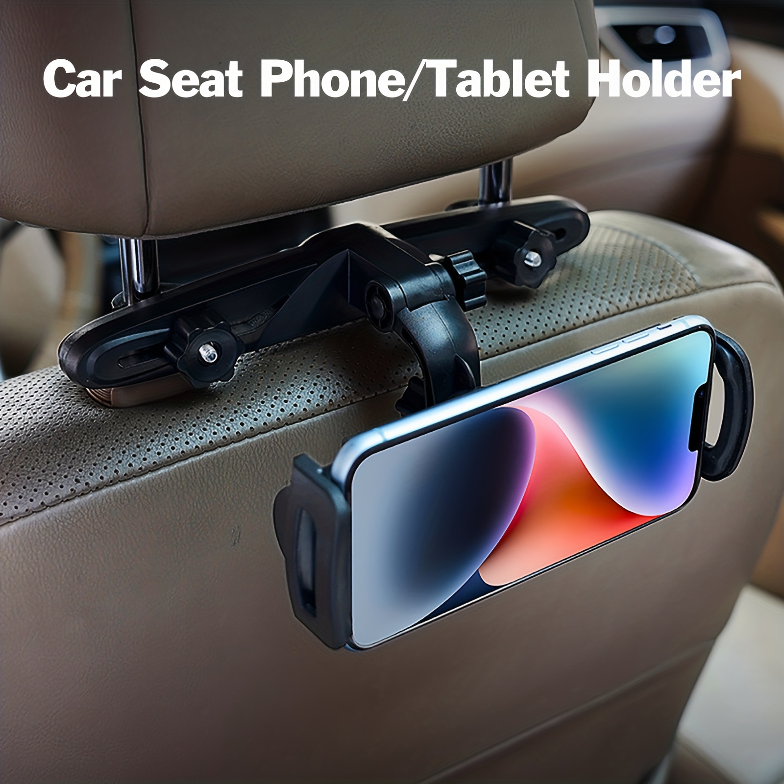 Auto-Kopfstützen-Tablet-Halterung, Handy-Halterung, Auto-Rücksitzlehne,  Verstellbare 360° Drehbare Handy-Tablet-Halterung