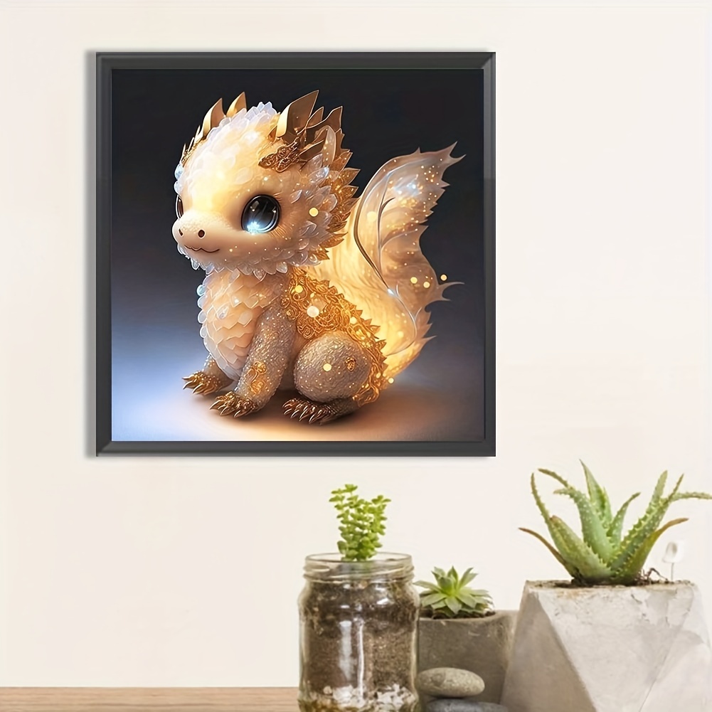 5d Diy Diamond Painting For Adults And Beginners Frameless Dragon Diamond  Painting For Living Room Bedroom Decoration - Temu Belgium