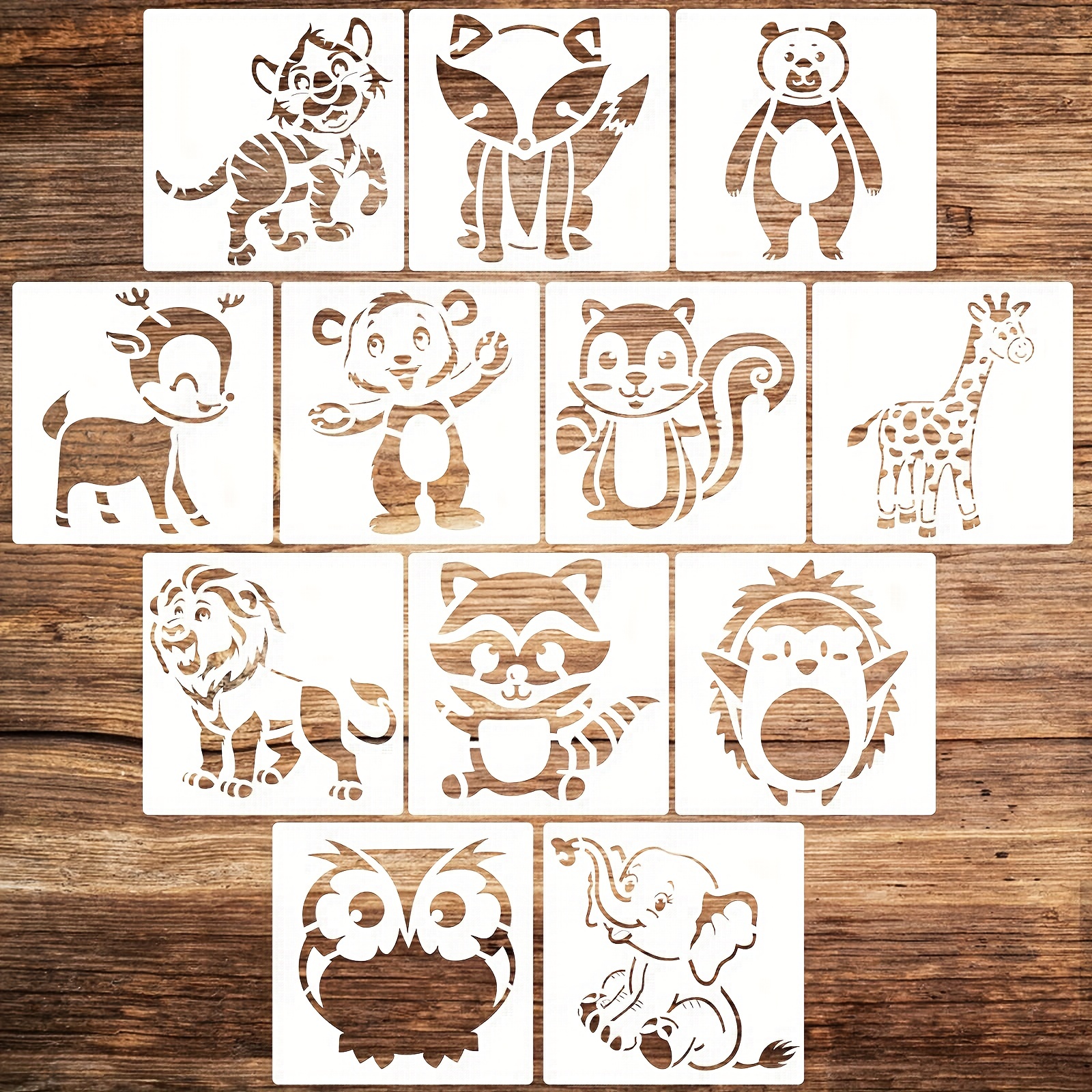 Stencils For Painting Small Reusable Animal Stencil Art - Temu