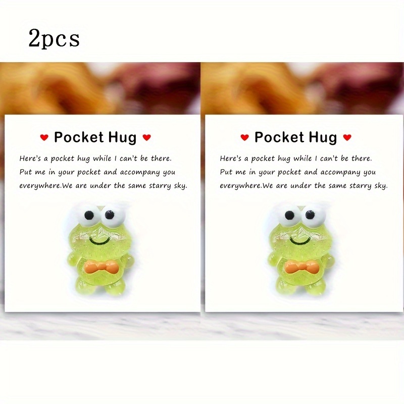 1pc Cute Mini Frog Pocket Hug Gift Friend Gift Loved One Gift