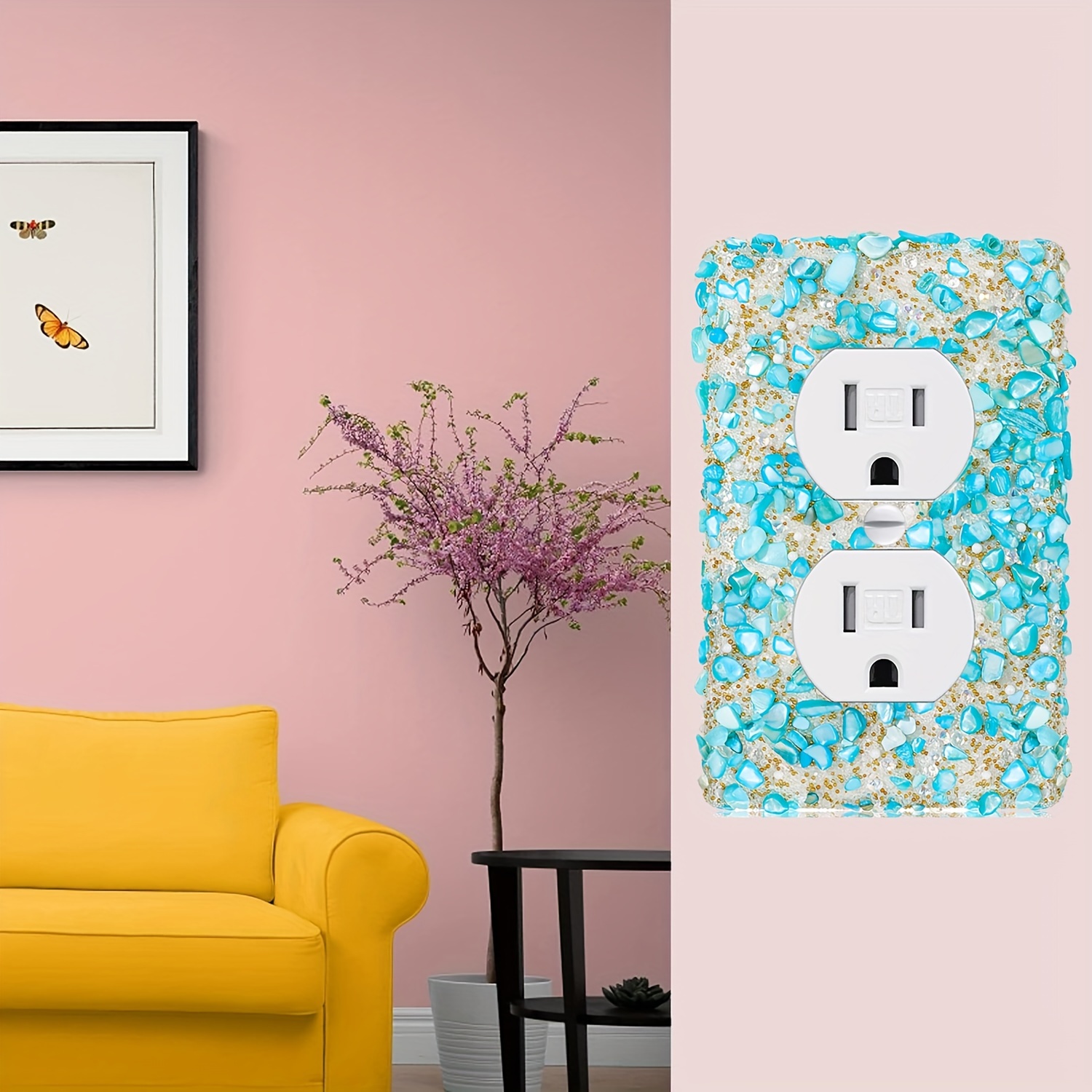 How to Paint Outlet Covers - The Turquoise Home