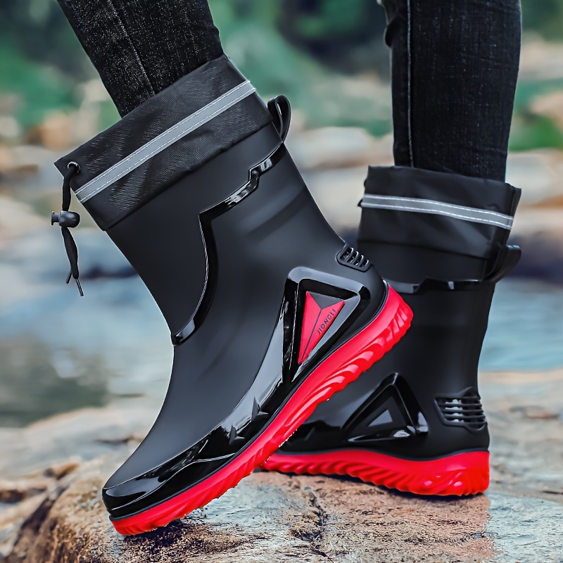 Mens Rain Boots Non Slip Wear Resistant Waterproof Rain Shoes For Outdoor  Working Fishing - Men's Shoes - Temu Canada