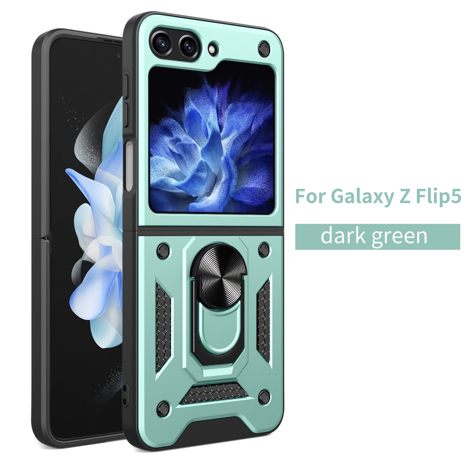 Galaxy Z Flip 3 Case,Samsung Z Flip 3 Cover,Slim Soft TPU Frame