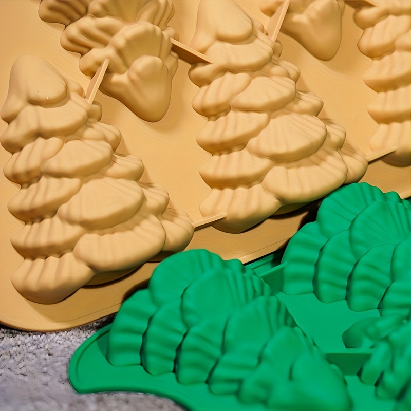 Christmas Tree Cake Pan 3D Silicone Christmas Baking Molds For Holiday  Partie