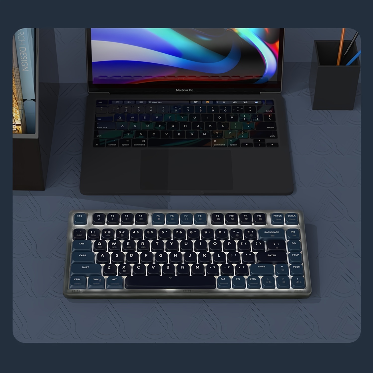 Logitech MX Keys S - Teclado inalámbrico, escritura silenciosa de perfil  bajo, retroiluminación, Bluetooth, USB C recargable para PC con Windows