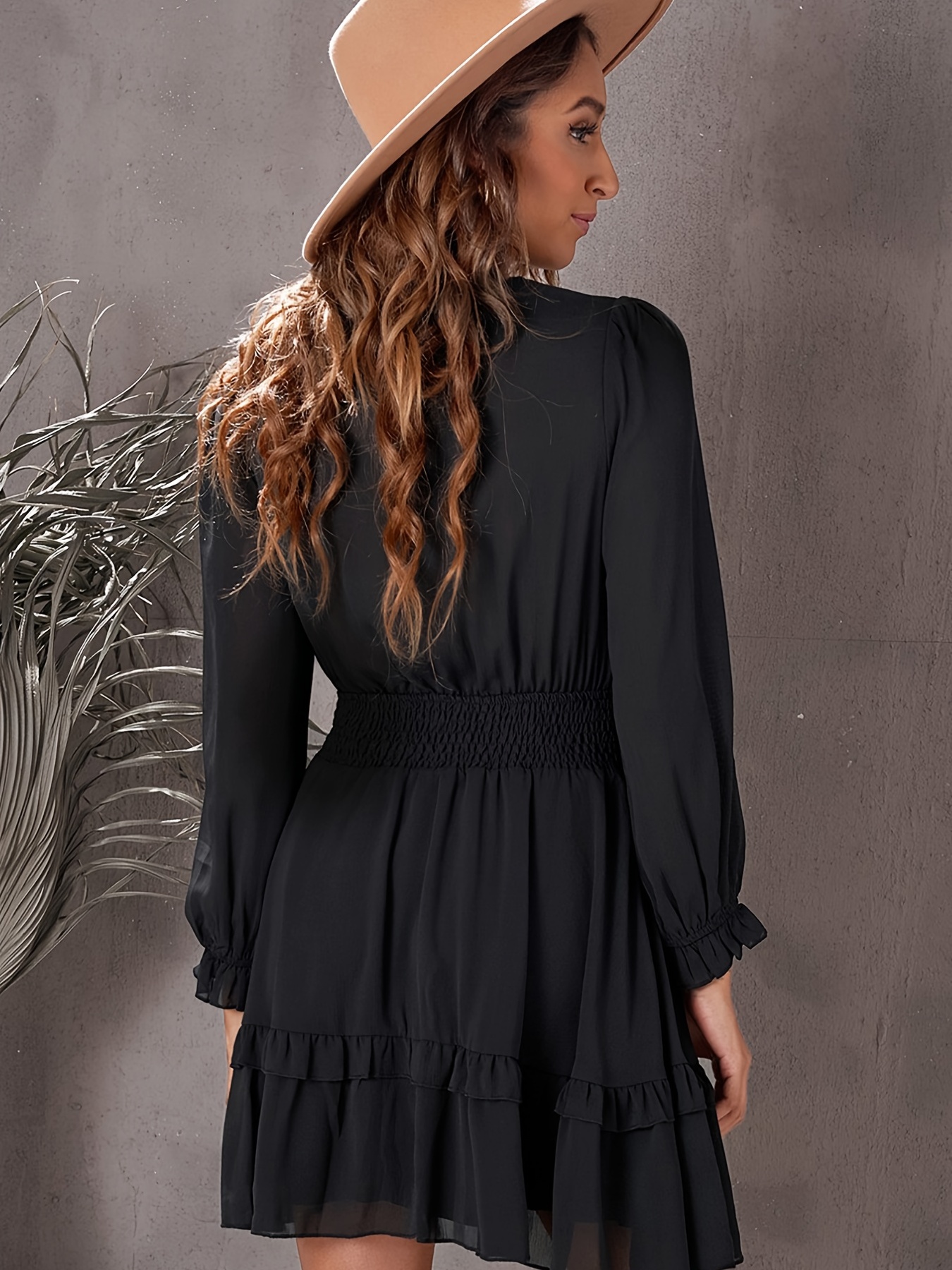 Long sleeve layered clearance dress