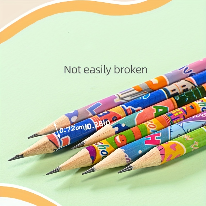 12Pcs Halloween Pencils with Erasers Kids Drawing Pencils Wooden Writing  Pencils Party Gifts
