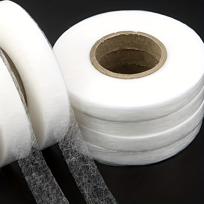 1 Roll 70 Yards Hem Tape, No Need To Sew Hemming Tape, Black 15mm White  15mm Iron-On Fabric Fusing Tape For Hemming Broken Clothes Pants Jeans  Trouser