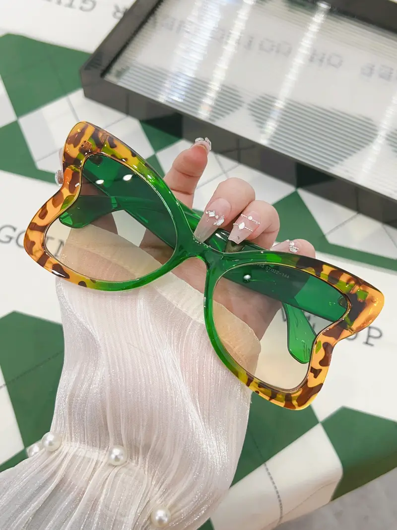 Oversized Butterfly Sunglasses For Women Men Funny Color - Temu