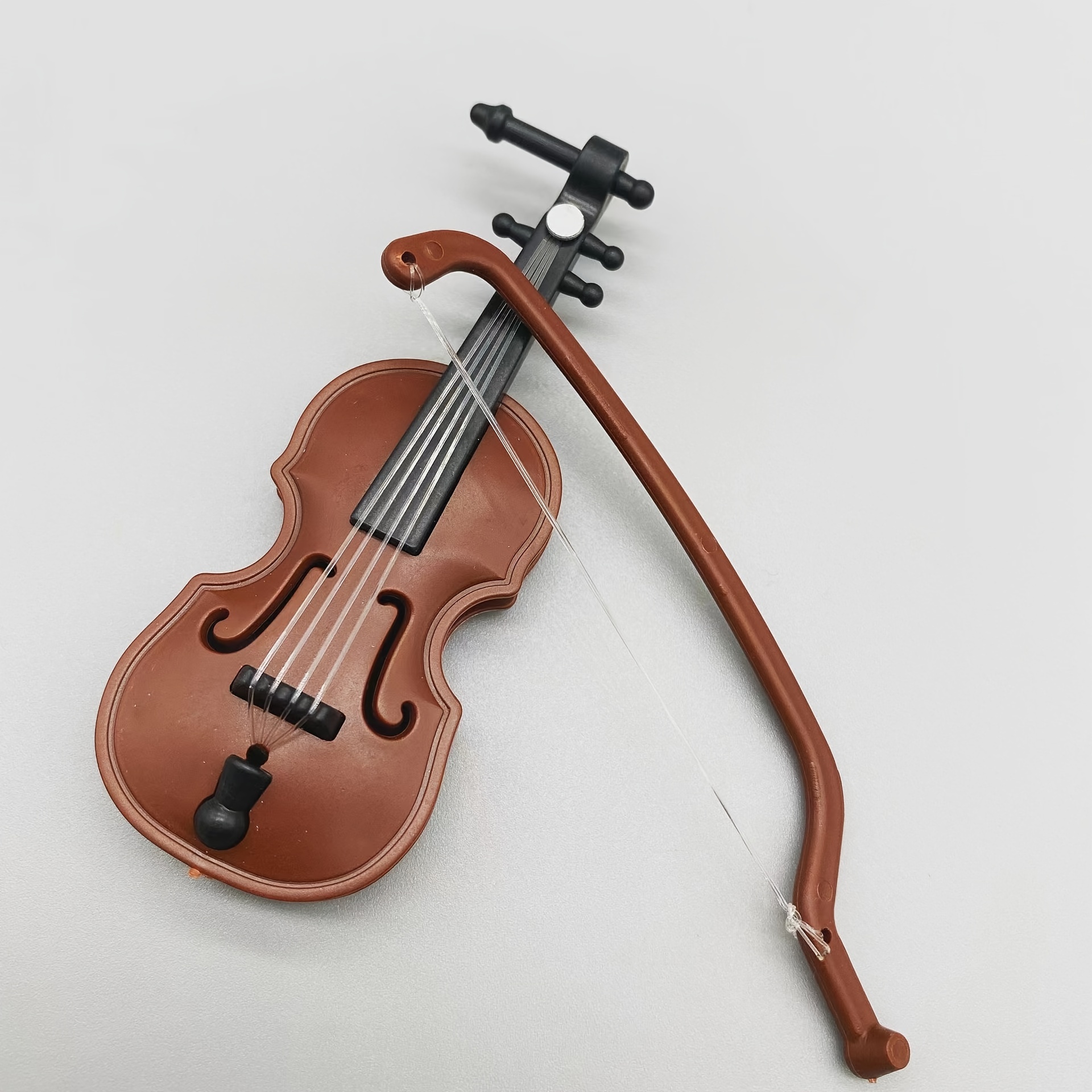 Mini Violin Props for Dollhouse Decoration