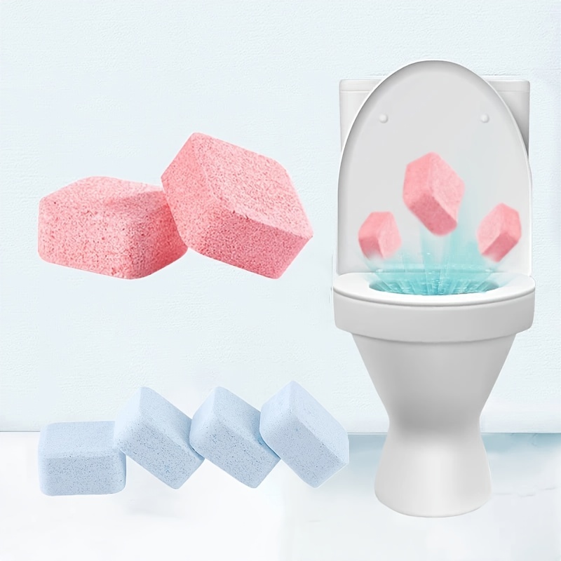 Pink Toilet Cleaning Effervescent Tablet Foam Deodorant Fragrance Type  Household Cleaning Tools Bathroom Accessories - Toilet Cleaner - AliExpress