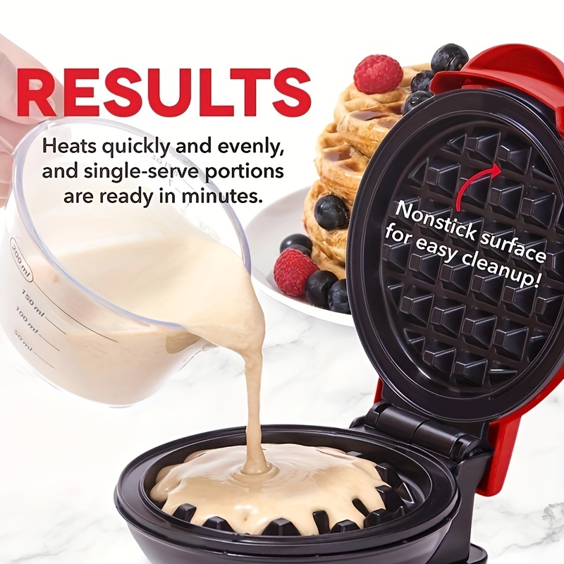 Mini Waffle Maker Machine, Nonstick Waffle Iron For Kids Pancakes, Waffles,  Paninis, Breakfast, Lunch, Snack, Household Cooking Machine, Uk Plug  Teacher's Day Thanksgiving Halloween Christmas Birthday Valentines Day Gift  Kitchen Accessories 