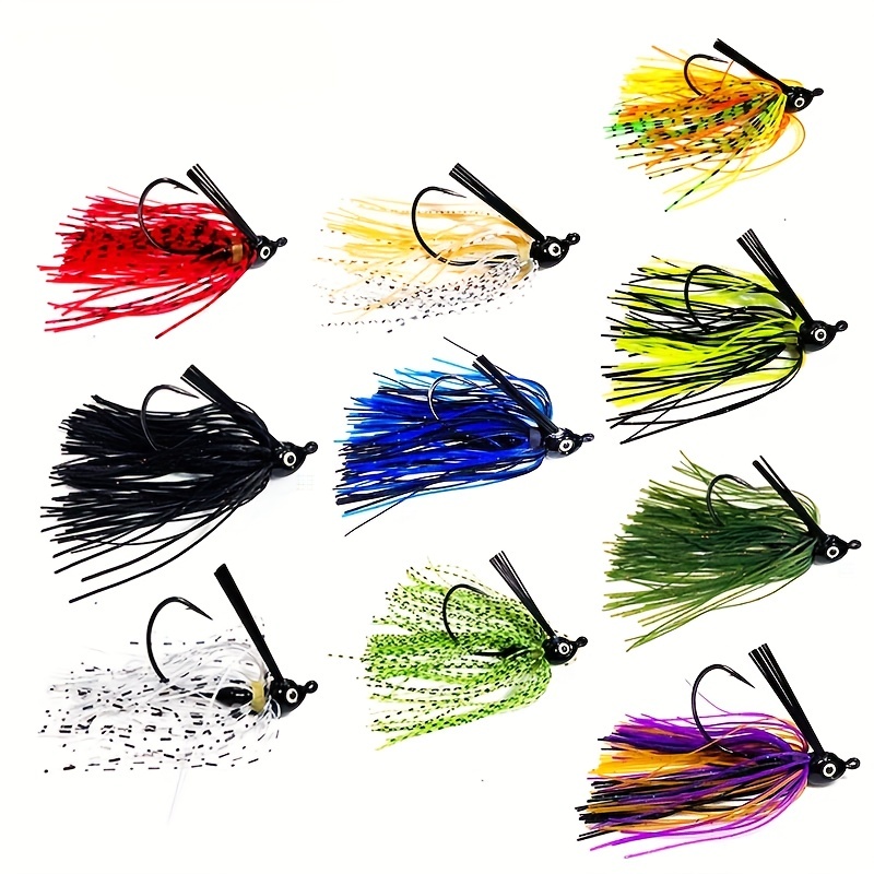 10 Bundles Silicone Fishing Line Skirts Spinnerbait Buzzbait - Temu