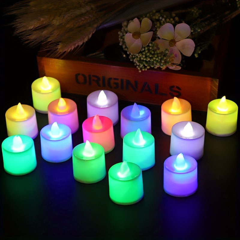 Luces Velas En Forma Corazón 24 Piezas Lámparas Velas - Temu