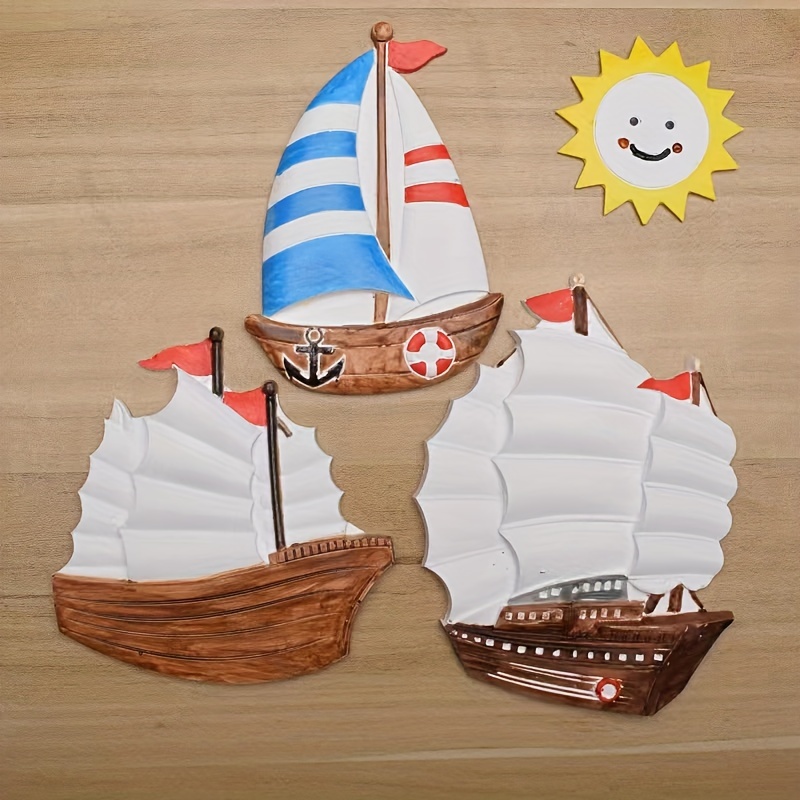 帆船のシリコーンスタンプ クリアスタンプ 船 灯台 錨 帆船 はんこ