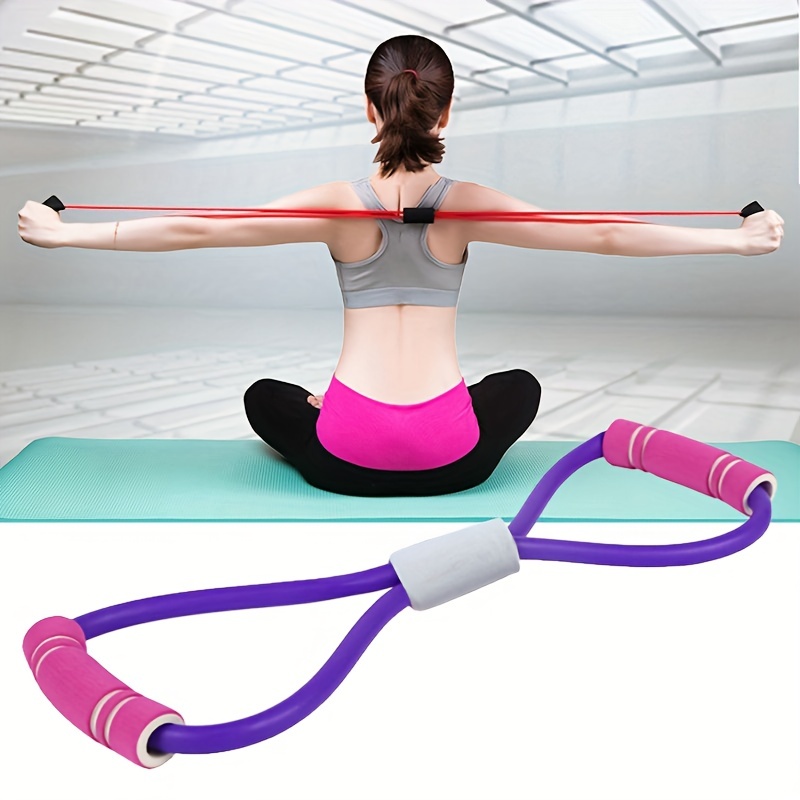 Figure 8 Yoga Resistance Bands Full Body Workout Stretch - Temu