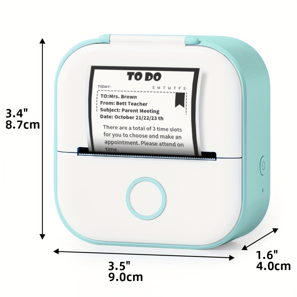 Phomemo T02 Portable Thermal Printer Photo Inkless Pocket Mini Bluetooth  labeler