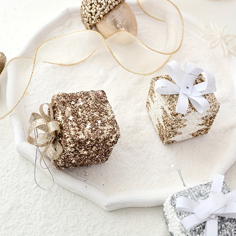 Gold Sparkle Christmas Bags and Wrap Collection 