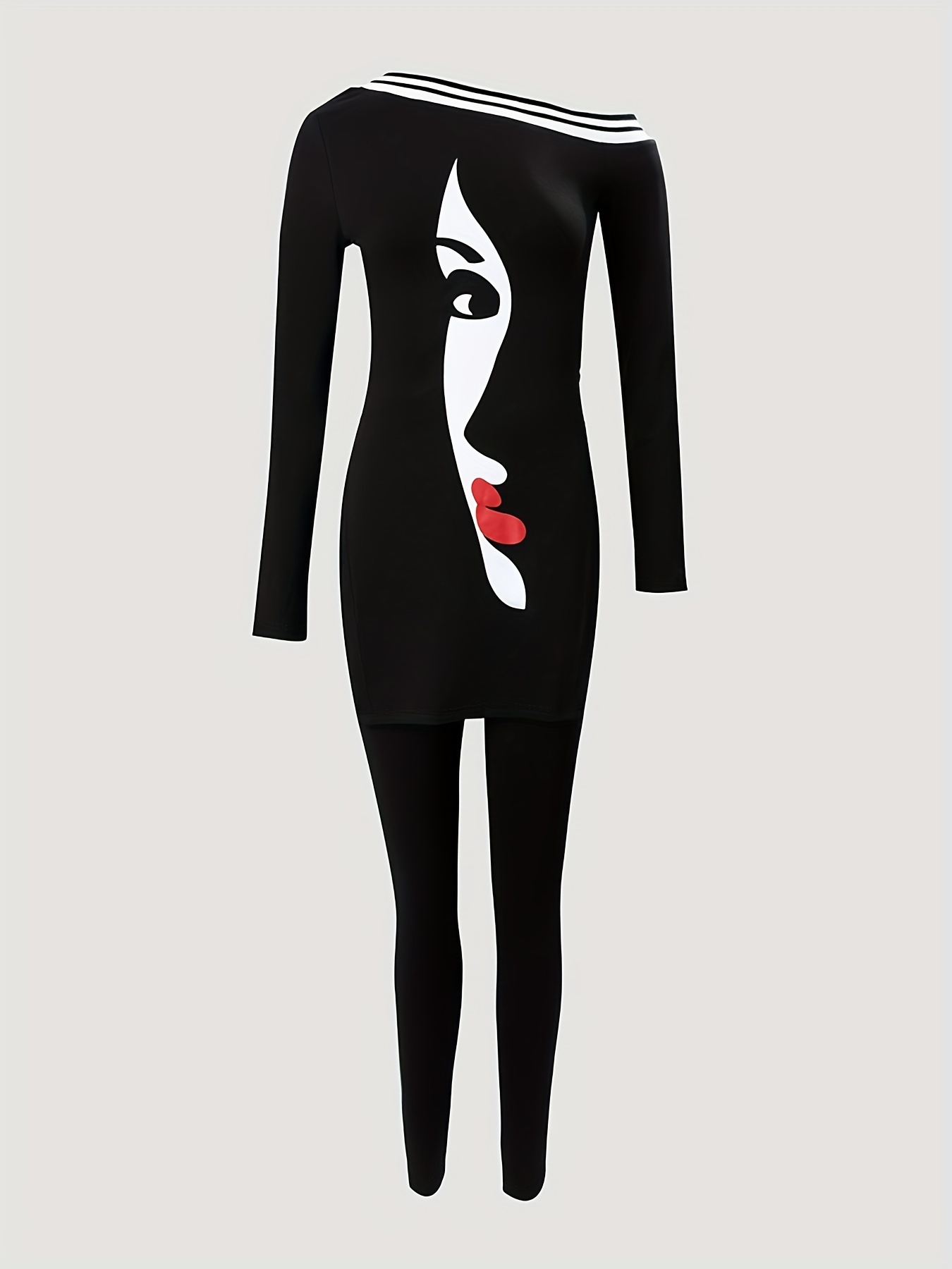 Off Shoulder Asymmetrical Pantsuits Two Piece Set