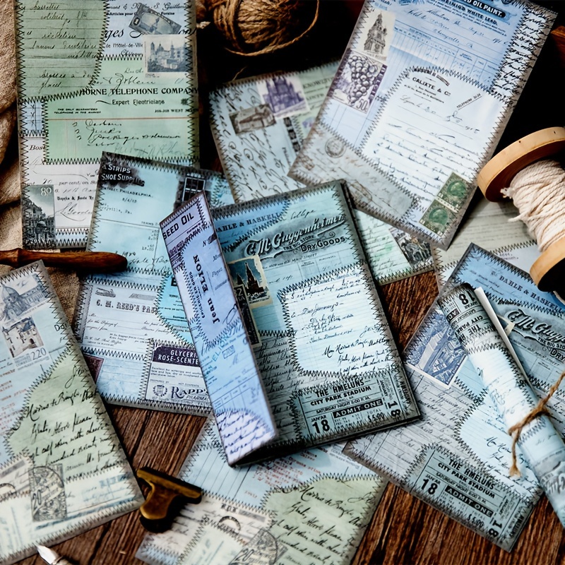 400 Sheetsjournal paper DIY scrapbook paper /book Vintage Journaling Bullet