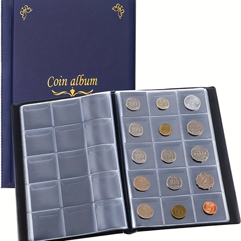 150 Grid Transparent Pvc Coin Collection Book Ancient Coins - Temu