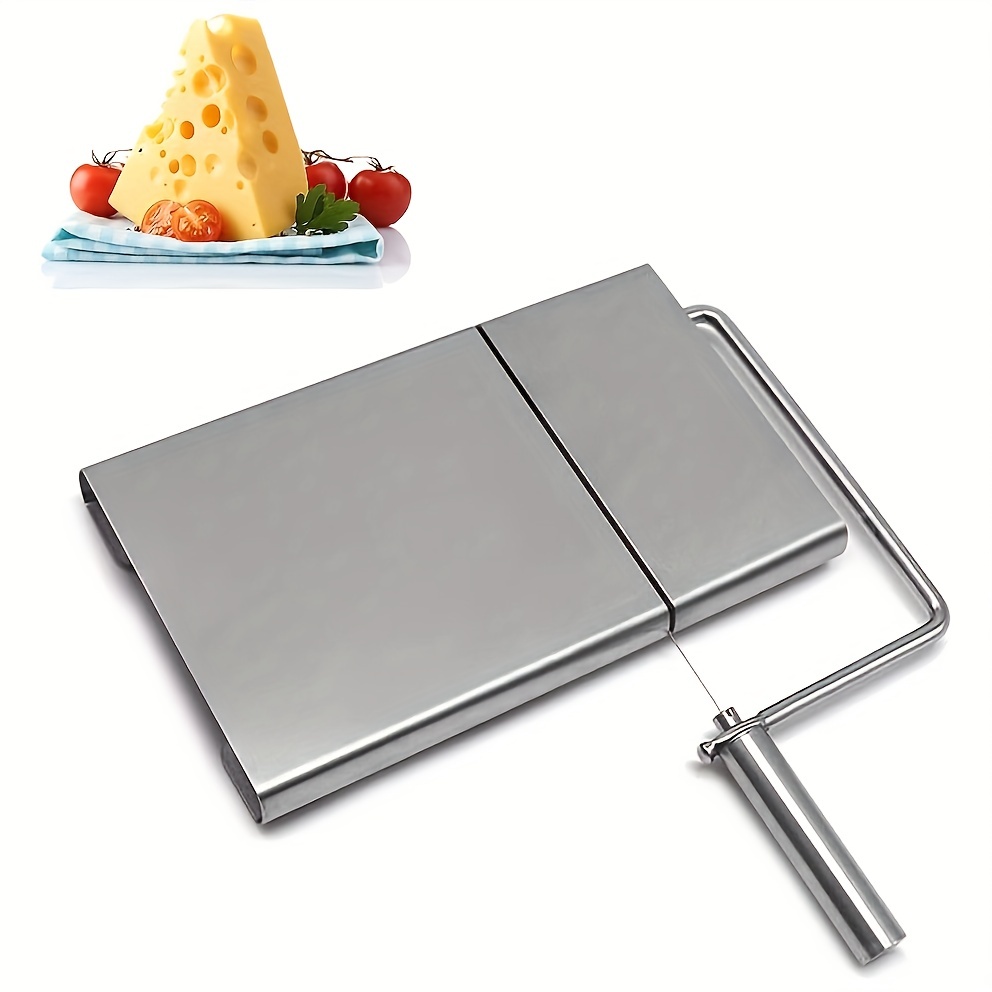 Stainless Steel Cheese Slicer, Adjustable Cheese Thickness, Heavy
