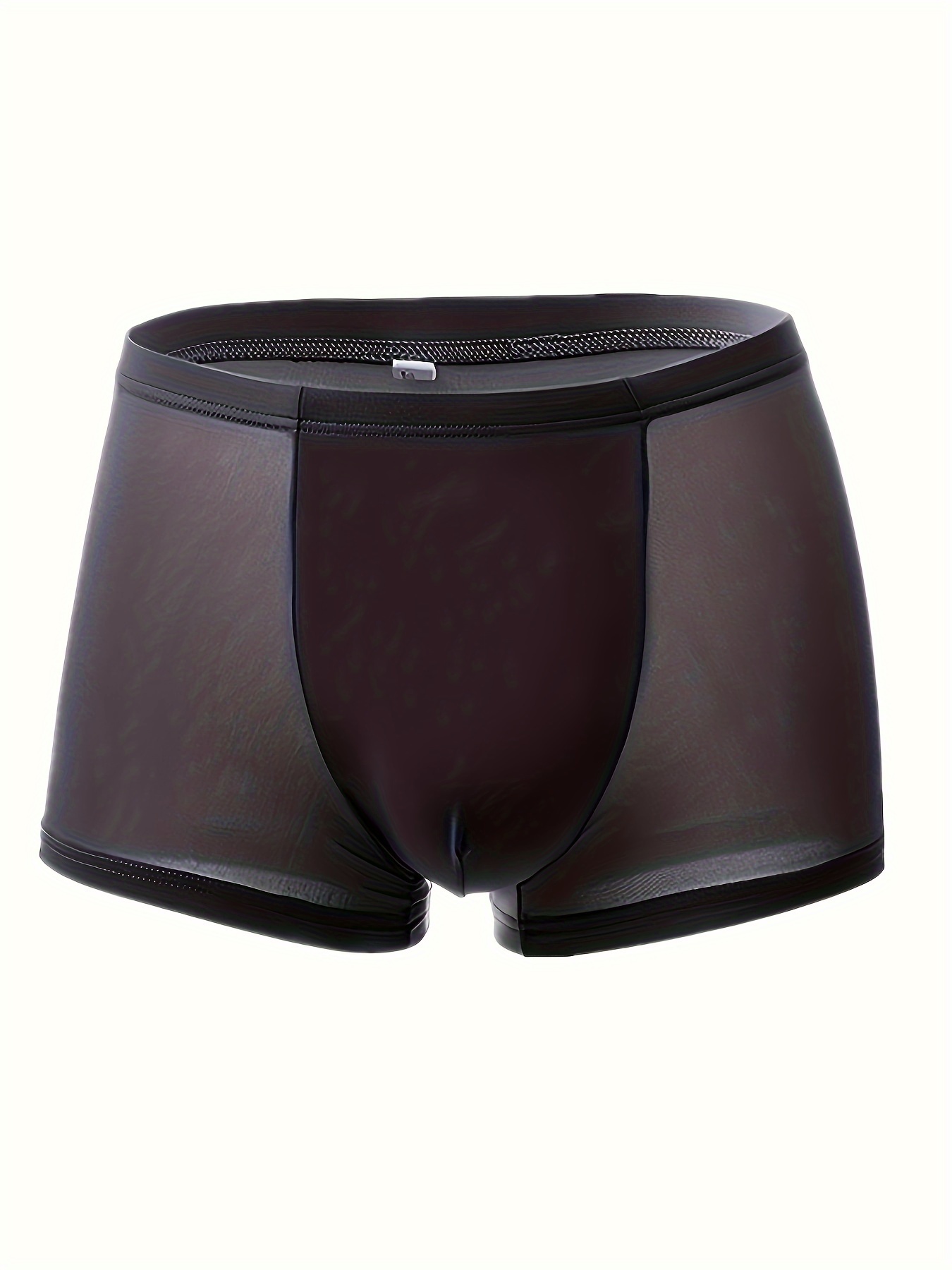 Random Style Men's Underwear Ice Silk Cool Boxer Briefs - Temu