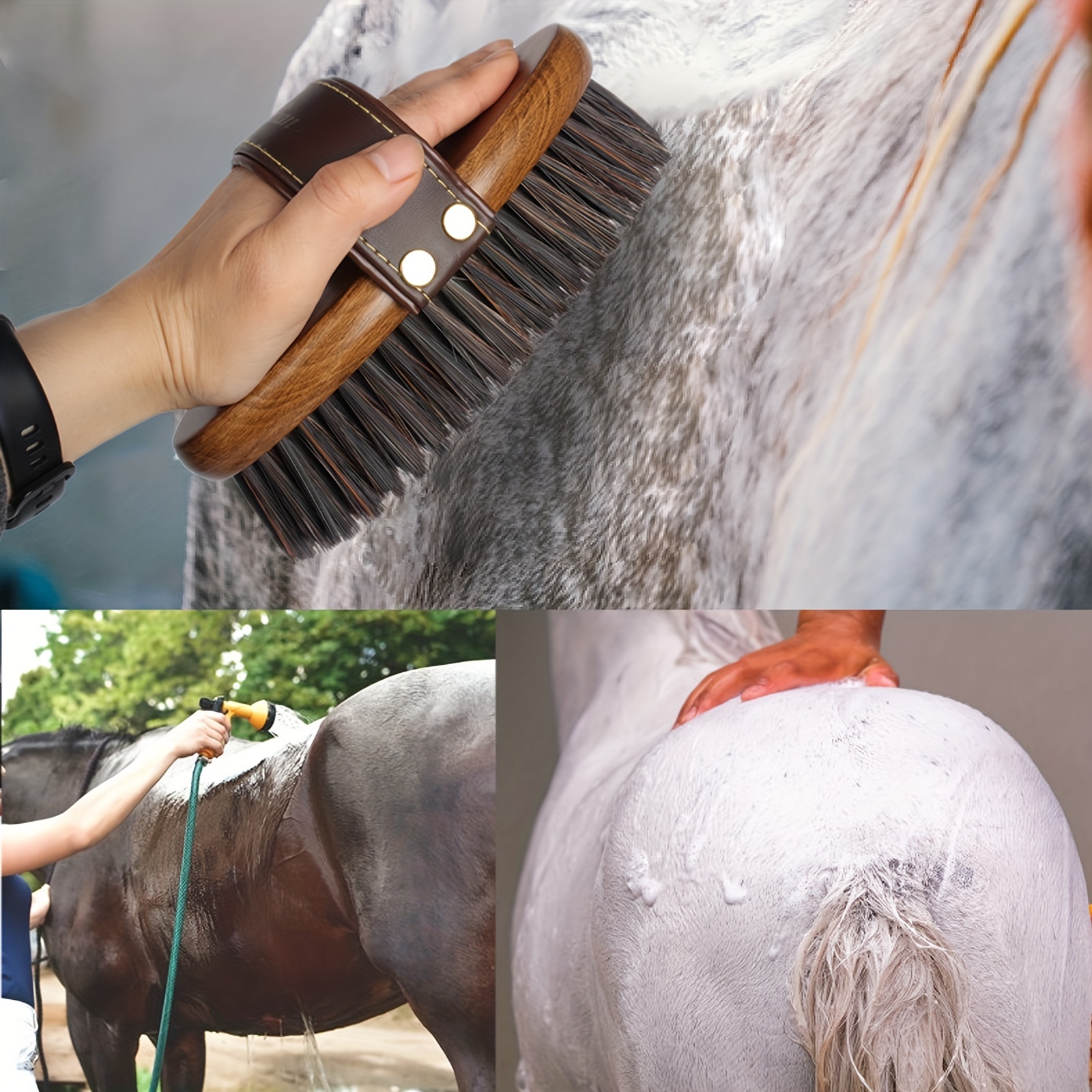 Stiff Horse Grooming Brush | Mud Brush