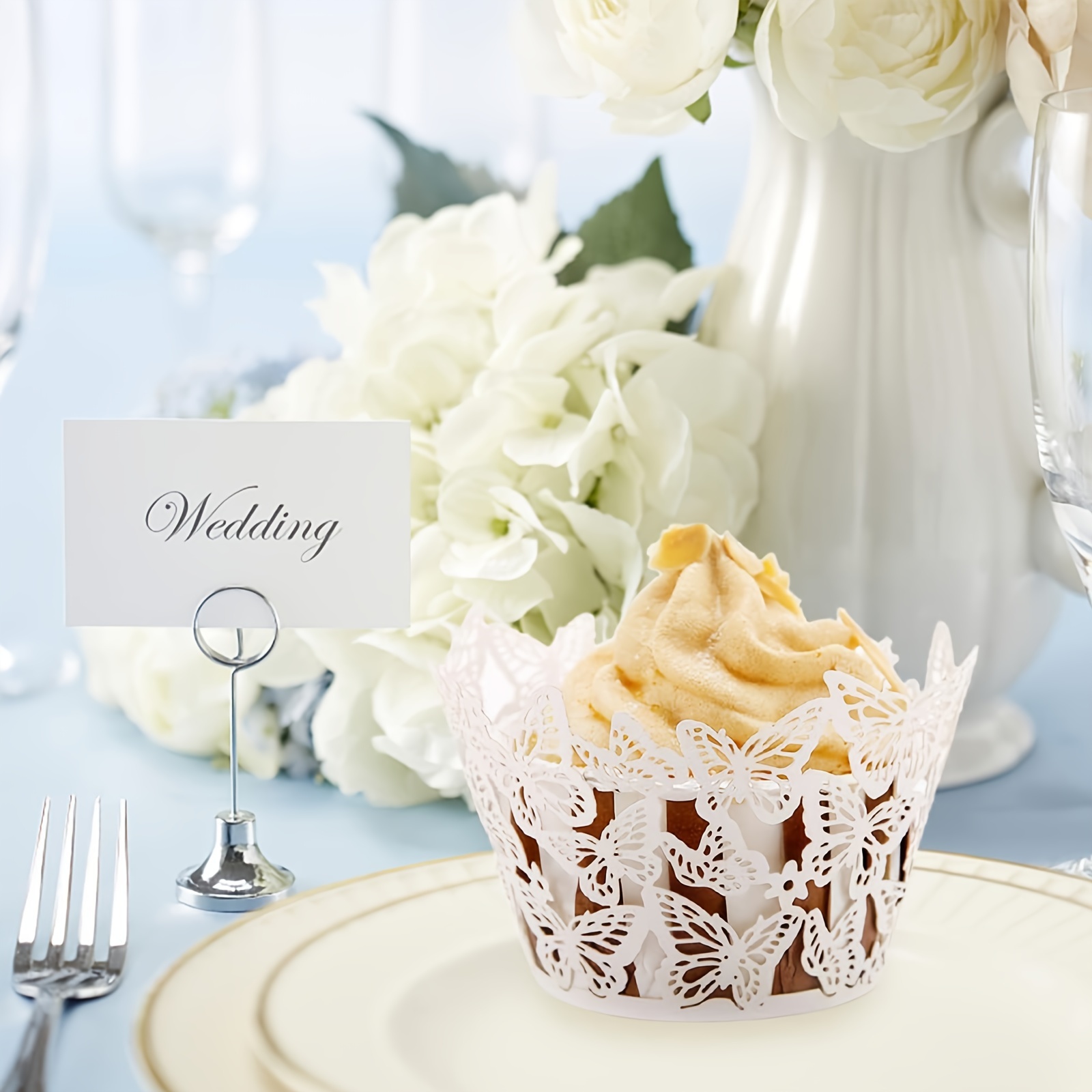 100pc Fleurs comestibles pour les décorations de gâteaux Idée de gâteau  Décoration Fête de mariage (couleur)
