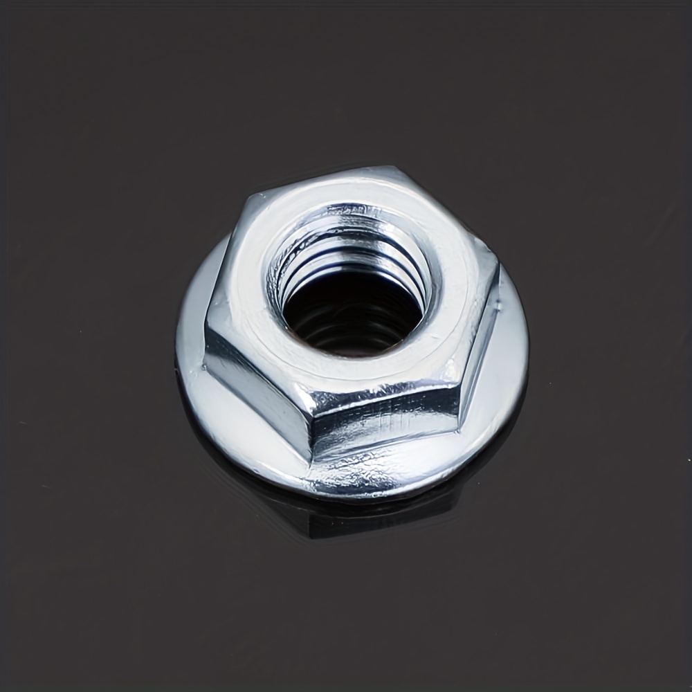 M5 Metric Threaded Insert, Large Flange, 50-.3.30 Grip Range, Clear ZINC  Finish, (Pack of 100 Pieces)