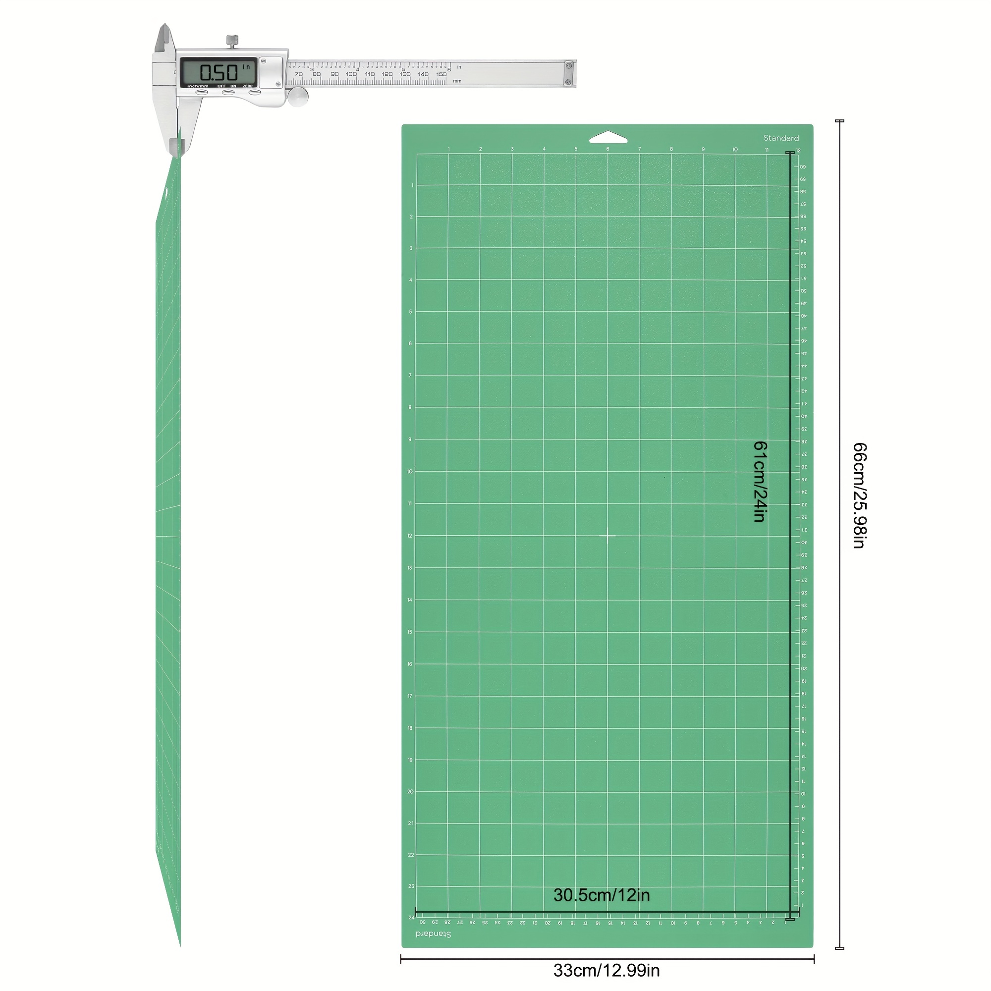 Tapete Light Grip para Cricut Maker y Cricut Explore - 30.5cm x 30.5 cm