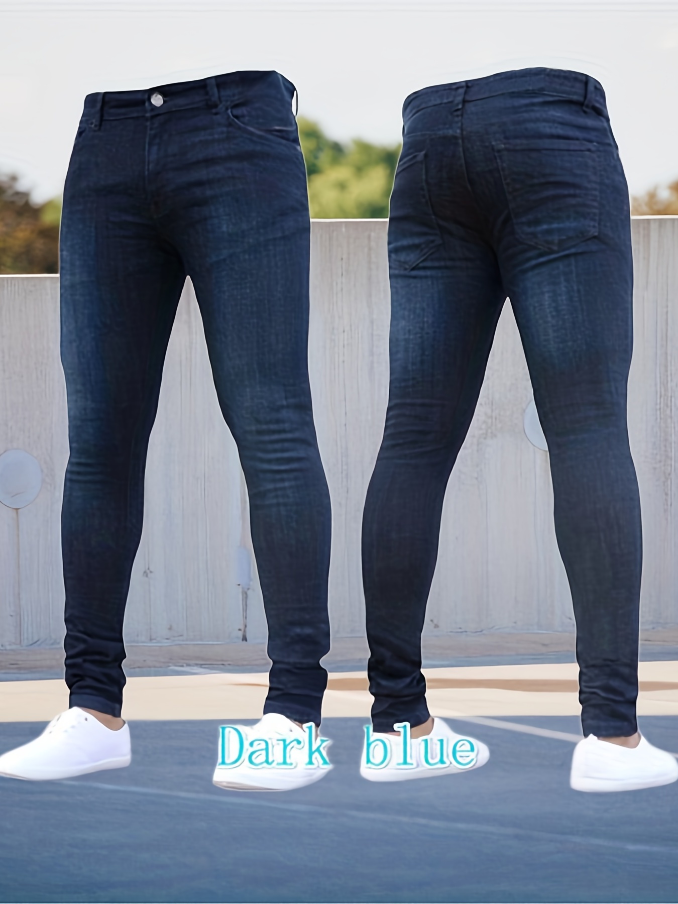 Comprar Pantalones vaqueros ajustados a la moda para mujer, pantalones  largos de mezclilla informales de cintura alta con bolsillo y cremallera,  mallas de levantamiento de cadera, pantalones vaqueros de estilo callejero,  pantalones