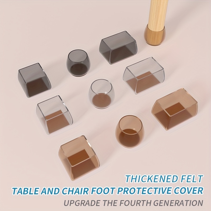 Furniture Accessories Chair Leg Protector Home Felt Chair Pads 4