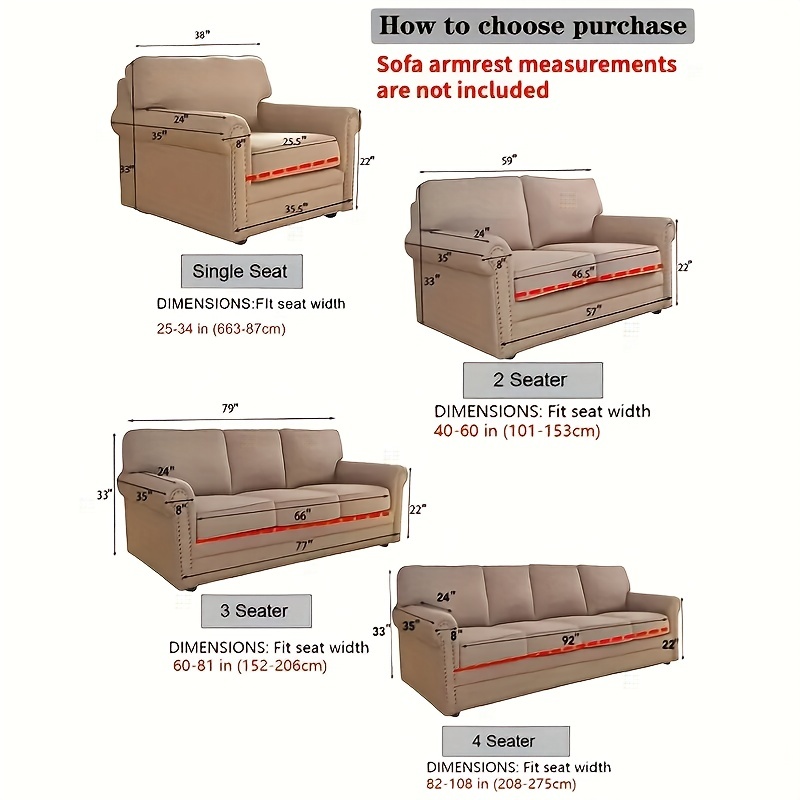 Non Slip Elastic Sofa Slipcover - Universal Furniture Protector