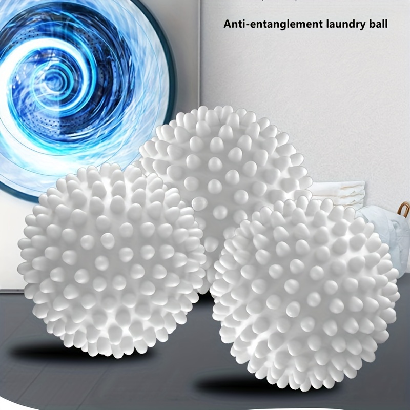 Bolas de lavadora para lavadora Bolas de detergente para ropa de colores  sólidos Bolas de secadora reutilizables sin enredos (4 piezas) TUNC  Sencillez
