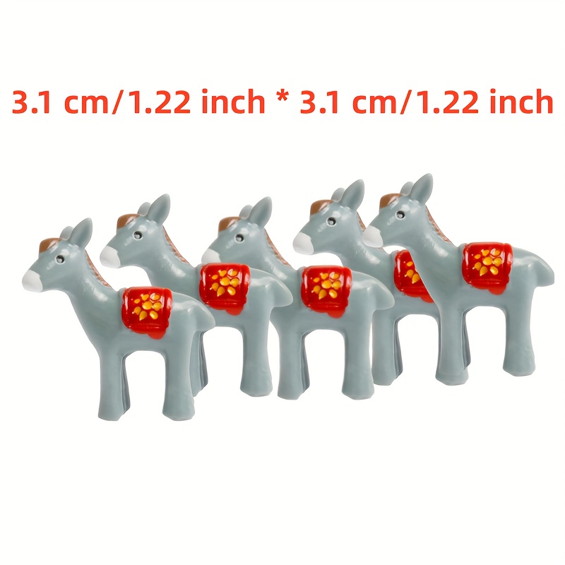 Miniature donkey hot sale figurines