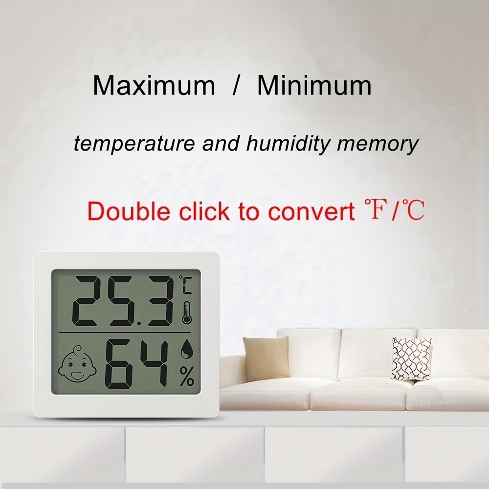 Indoor Digital C/F Room Thermometer Hygrometer Temperature Humidity Meter  Clock HTC-1 for Home Room - China Digital Thermometer Hygrometer and  Thermometer Hygrometer