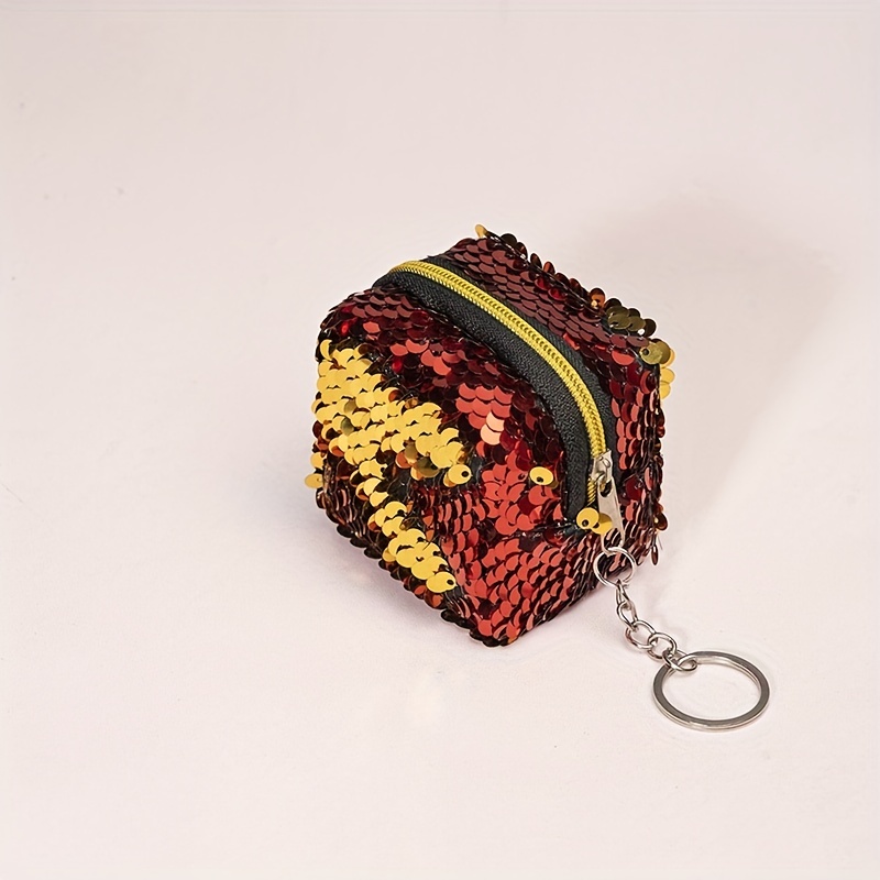 Mini Multicolor Square Bag with Coin Purse for Vacation