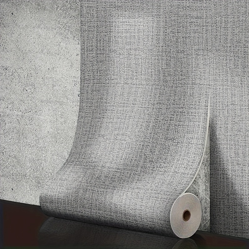 Image of 1pc 1.5mm Thick Xpe Material Wallpaper Solid Color Self-adhesive Wall Fabric Minimalist 3d Background Wall Bedroom Living Room Tv Background Wall Household Wallpaper Large Roll