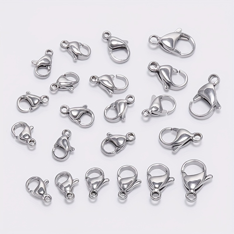 Lobster Clasps Stainless Steel Lobster Claw Clasps For - Temu