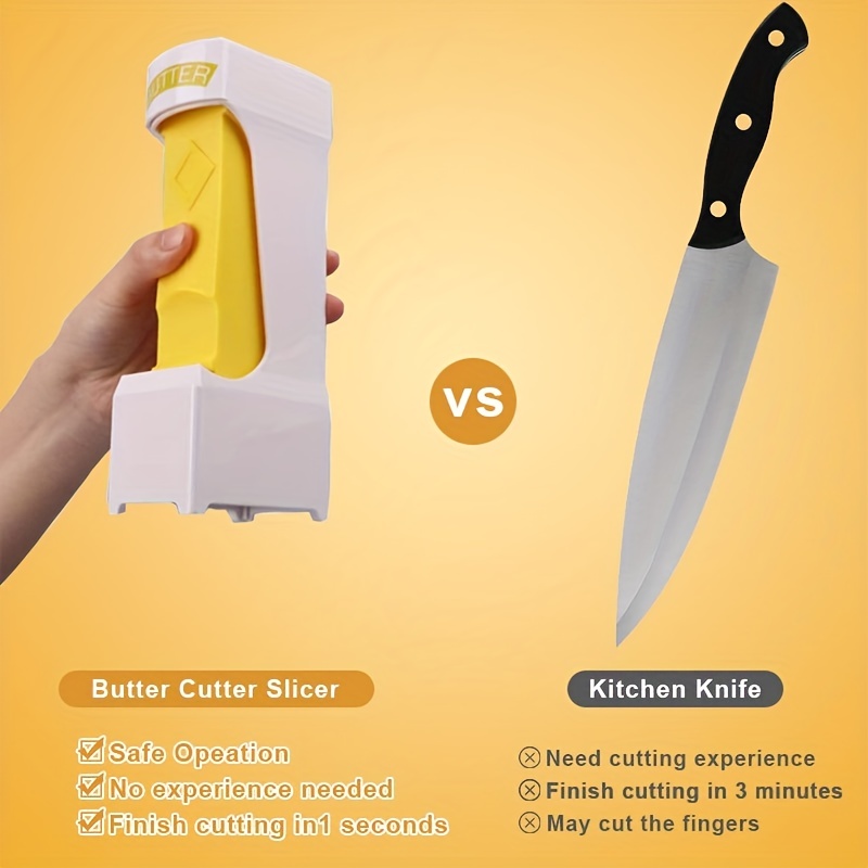 Home Kitchen Cheese Cutter Butter Slicer One Click Squeeze Serves