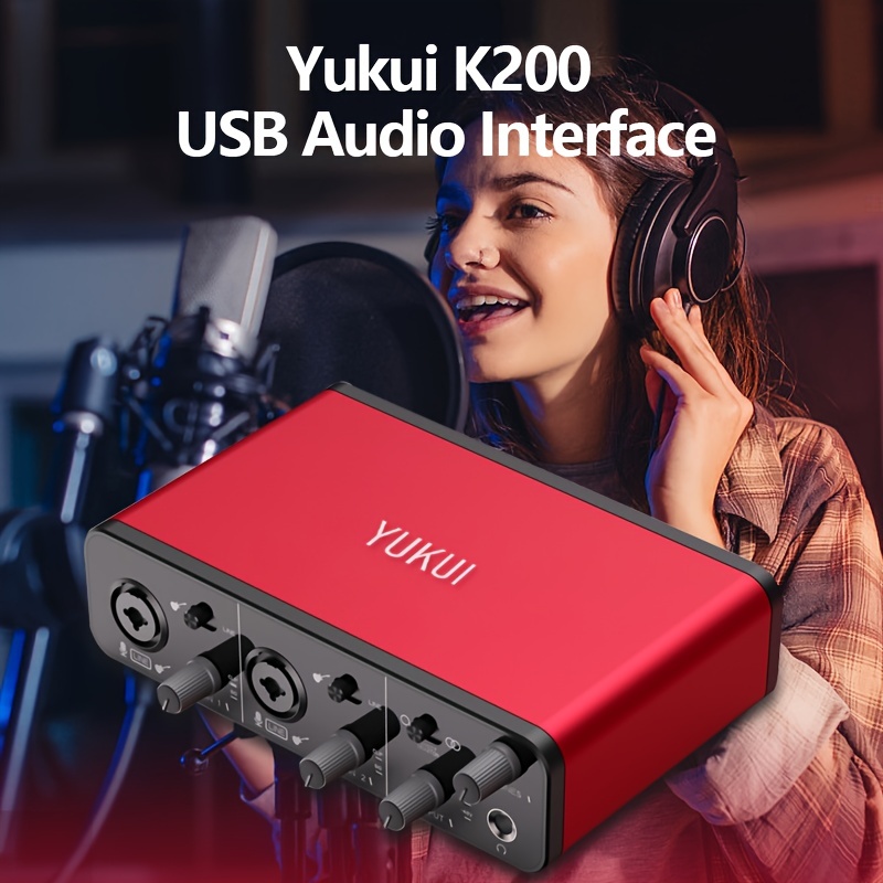 Md22 Interfaccia audio USB Scheda audio esterna per studio di